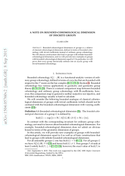 A note on bounded-cohomological dimension of discrete