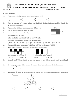 delhi public school, vijayawada common revision assessment 2016-17