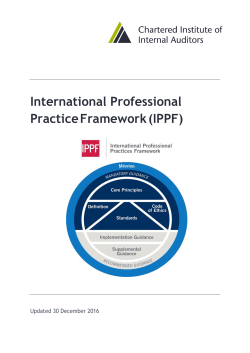 International Professional Practice Framework (IPPF)