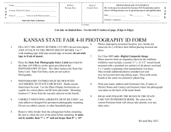 Photo Display Instructions09.pub - Kansas 4-H