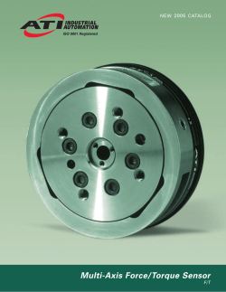 Multi-Axis Force/Torque Sensor