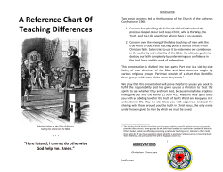 A Reference Chart Of Teaching Differences