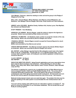 2008 - Northeast Missouri Area Agency on Aging