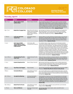 here - Colorado College