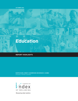 Education - University of Waterloo