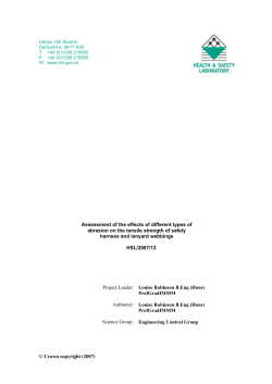 Assessment of the effects of different types of abrasion on the