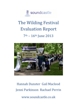 The Wilding Festival Evaluation Report