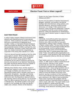 Election Fraud - Hart InterCivic
