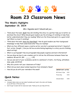 Room 23 Classroom News