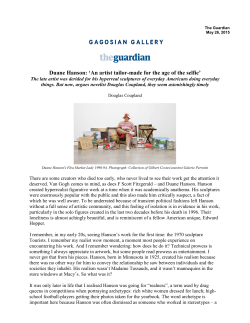 The Guardian Duane Hanson: `An artist tailor-made for