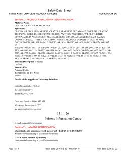 SDS Sheet