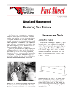 Woodland Management: Measuring Your Forest