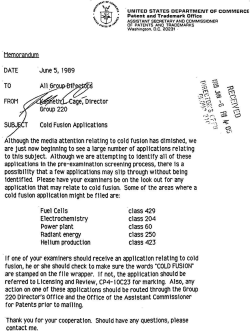DATE June 5, 1989 TO All prlup-ffilf FROM et • age - LENR-CANR