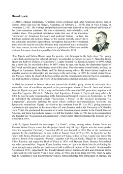 Manuel Ugarte UGARTE, Manuel Baldomero