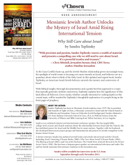 Messianic Jewish Author Unlocks the Mystery of Israel Amid Rising