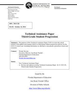 Technical Assistance Paper Third