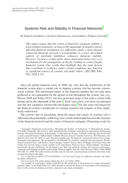Systemic Risk and Stability in Financial Networks