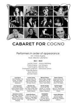 the artists who donated time, those who donated the raffle