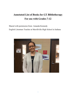 Bibliotherapy Final Copy