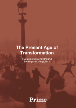 The Present Age of Transformation