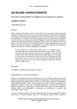 an island characteristic