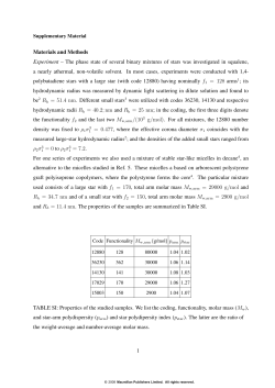 Supplementary information