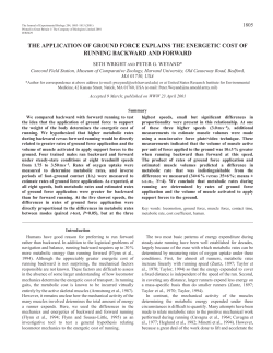 Energetics and mechanics of human running