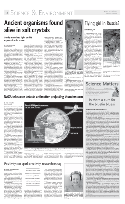 Ancient organisms found alive in salt crystals