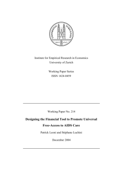 Designing the Financial Tool to Promote Universal Free