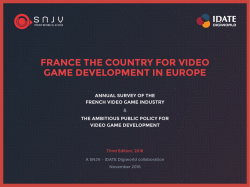 france the country for video game development in europe
