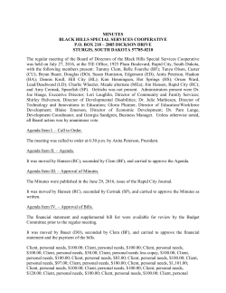 July 27 2016 Minutes