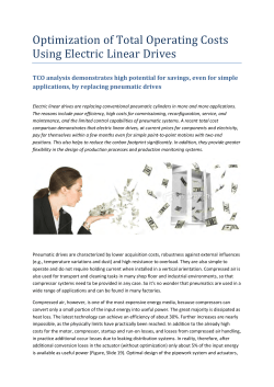 Optimization of Total Operating Costs Using Electric