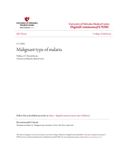 Malignant type of malaria