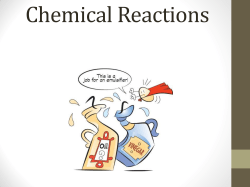 Chemical Reactions