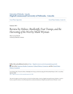 Review by Hoboes: Bindlestiffs, Fruit Tramps, and the Harvesting of