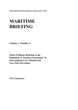 maritime briefing - Durham University