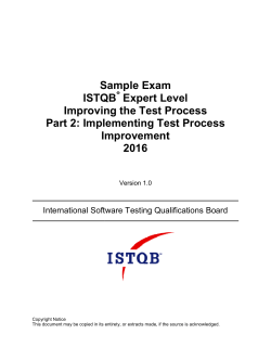 CTEL ITP Part 2 Sample Exam v1.0x