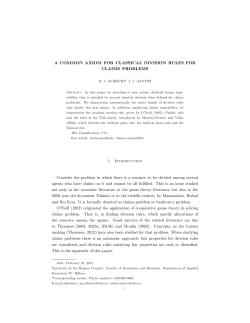 A COMMON AXIOM FOR CLASSICAL DIVISION RULES FOR