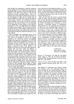 Michael P. Fitzsimmons. The Night the Old Regime Ended: August 4