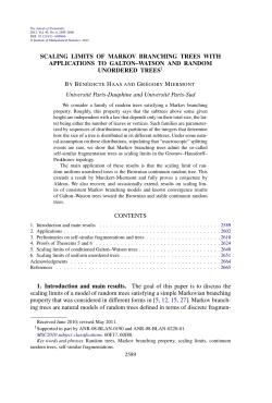 Scaling limits of Markov branching trees with applications to Galton