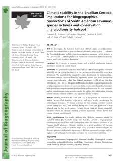 Journal of Biogeography 39:1695-1706. - Sites Lab