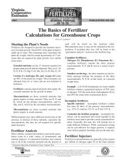 Fertilizer Injectors