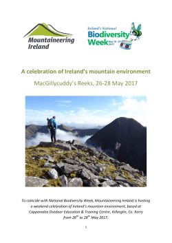 the macgillycuddy`s reeks