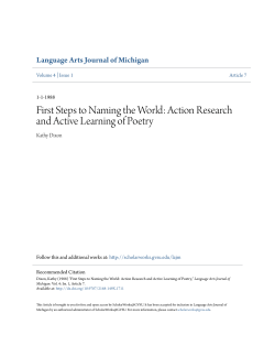 Action Research and Active Learning of Poetry