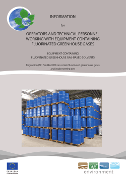 Equipment containing FGGs