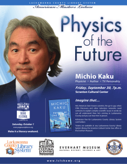 Michio Kaku - Lackawanna County