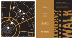 Democracy Walk - National Capital Authority