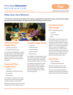 Make Your Own Mixtures