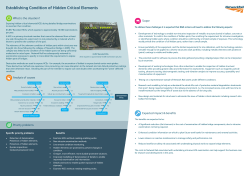 Bridges - Establishing condition of hidden critical elements