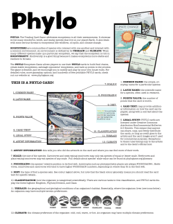 free printable cards - PHYLO: THE TRADING CARD GAME